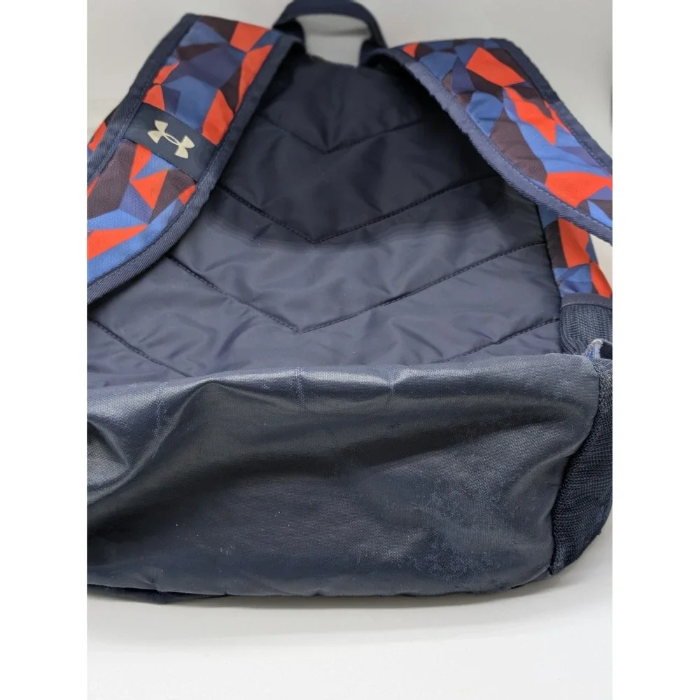 Under Armour Storm Backpack Blue Orange Camo School Laptop Book Bag 20